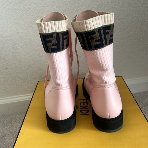 Fendi Zucca Combat Boot | Size 41 - Picture 3 of 6